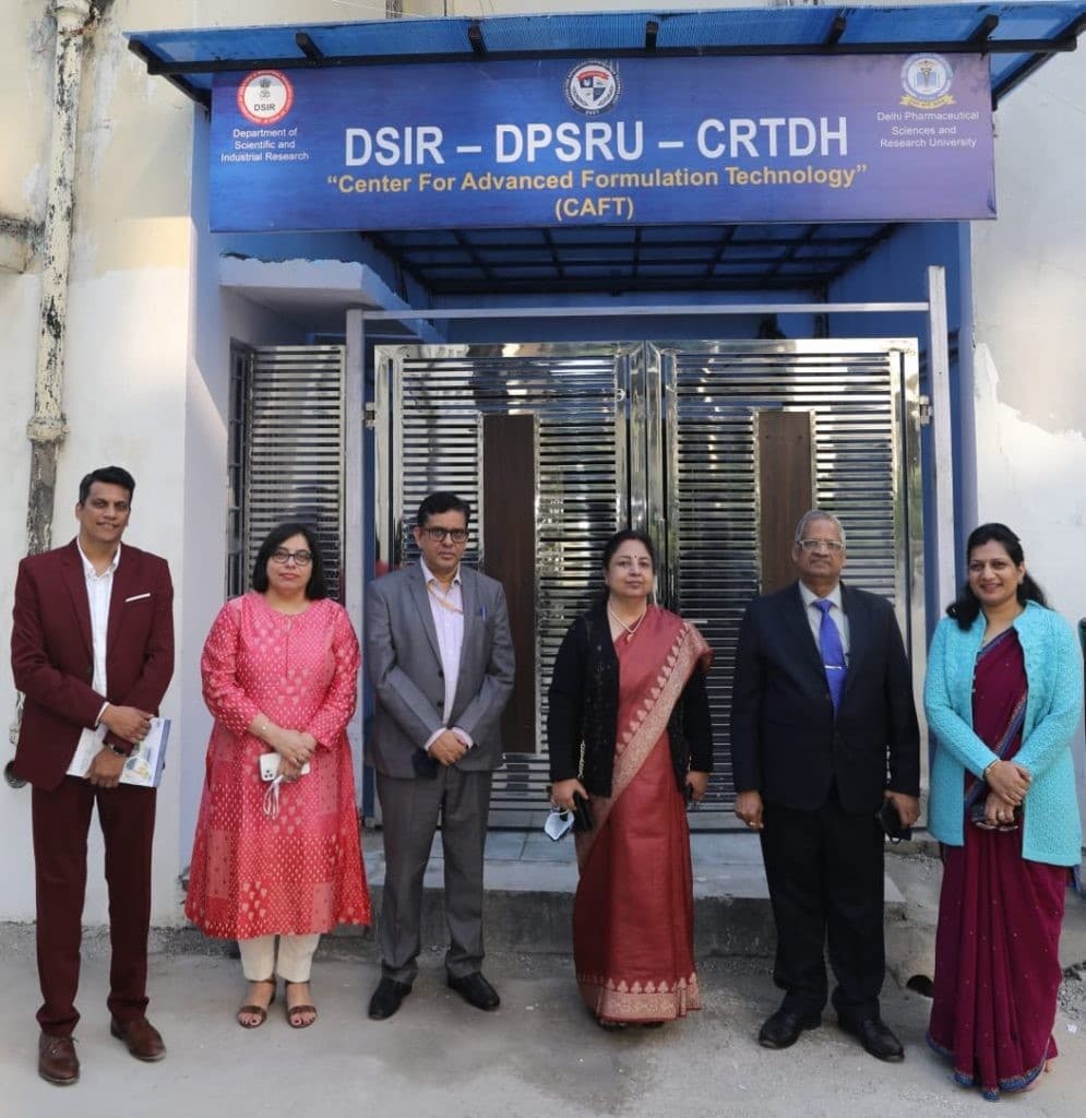 DSIR-DPSRU-CRTDH Centre for Advanced Formulation Technology